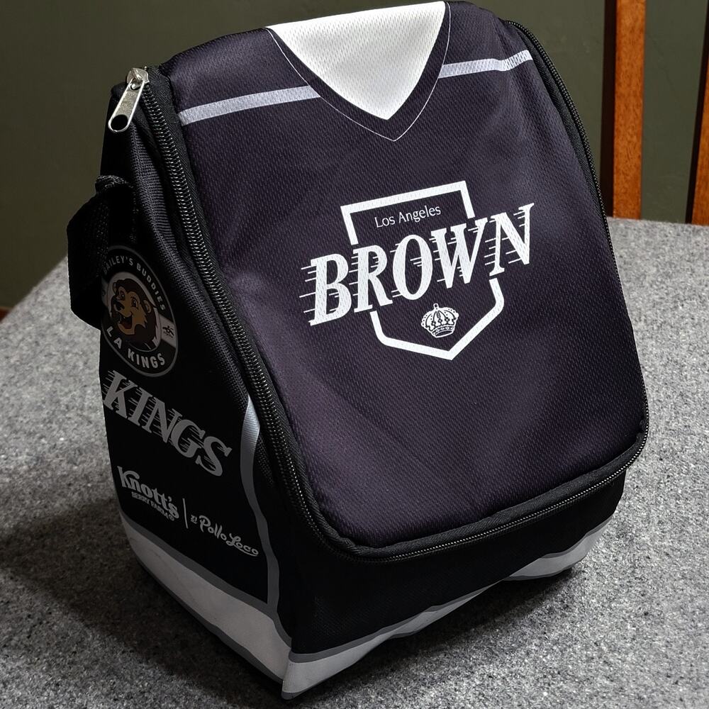 LA Kings Cooler Dustin Brown 23 Baileys Buddies SGA 2022 Lunch Box Pail Tote Bag